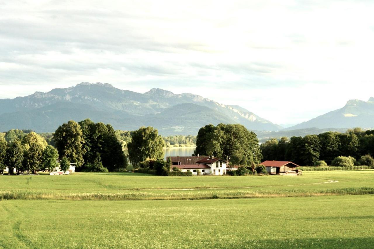 Ferienwohnung Chiemseealpenblick Breitbrunn am Chiemsee Dış mekan fotoğraf